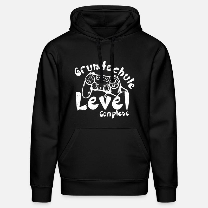 Grundschule Level Complete - Stanley/Stella Unisex Bio-Hoodie DRUMMER  - Schwarz