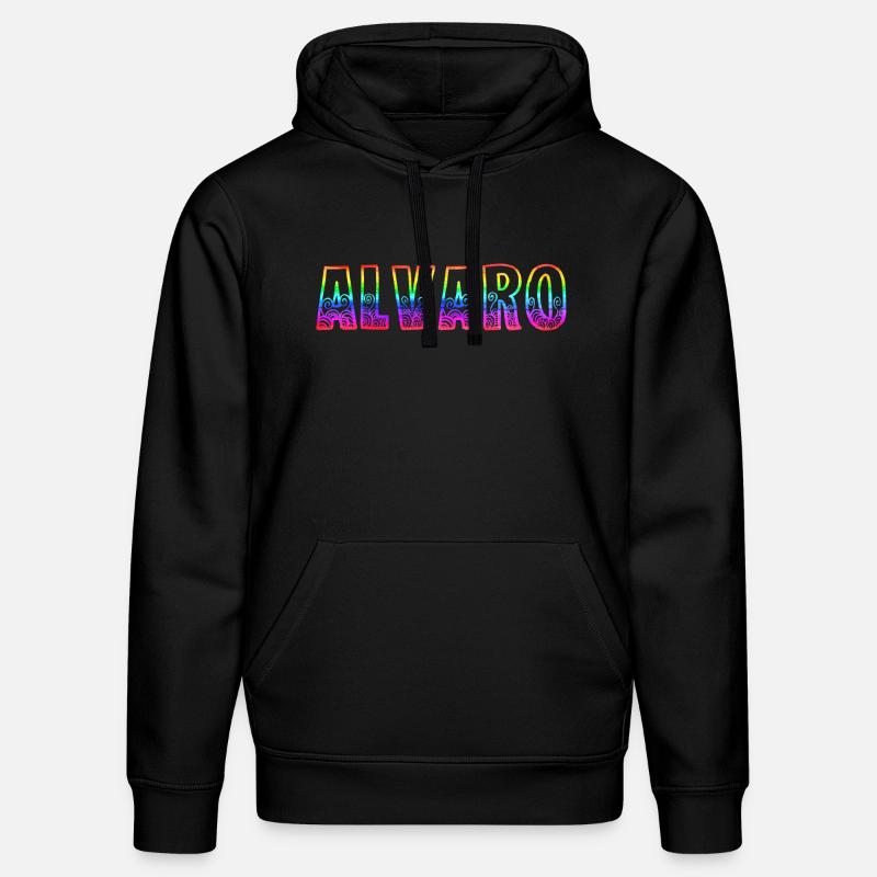 Alvaro Rs Arc-en-ciel - Sweat à capuche bio DRUMMER Stanley/Stella Unisexe - noir