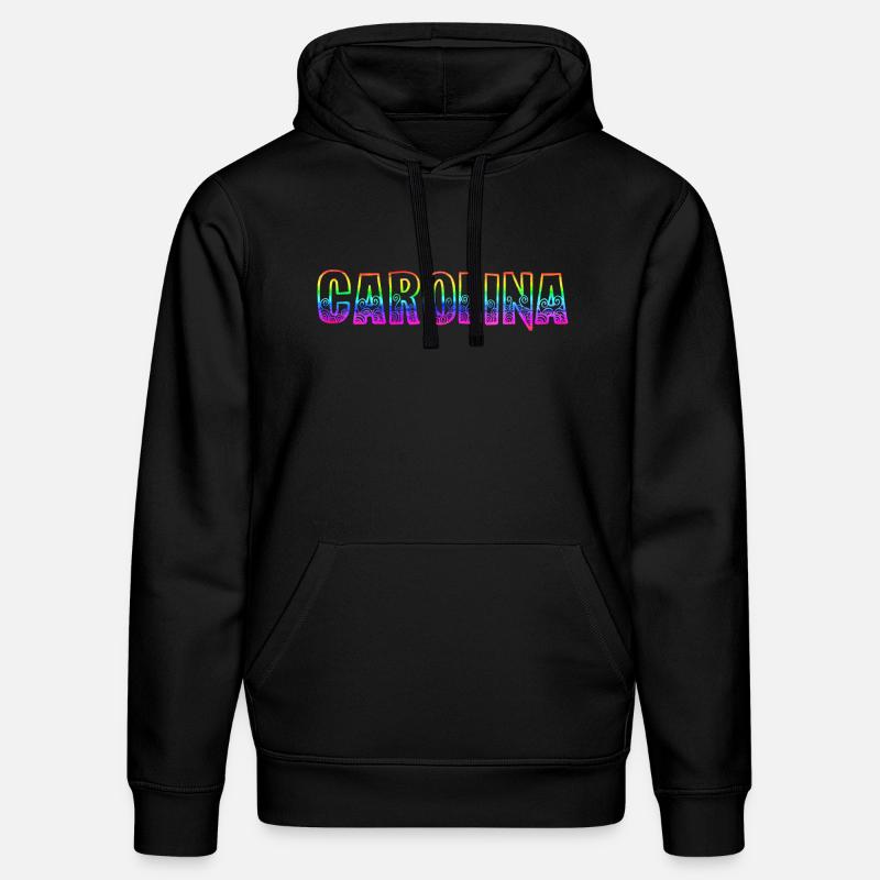 carolina rs arc-en-ciel - Sweat à capuche bio DRUMMER Stanley/Stella Unisexe - noir