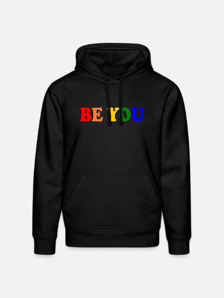Be you - Stanley/Stella DRUMMER Unisex Organic Hoodie - black
