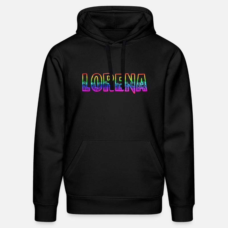 lorena rs regenbogen - Stanley/Stella Unisex Bio-Hoodie DRUMMER - Schwarz