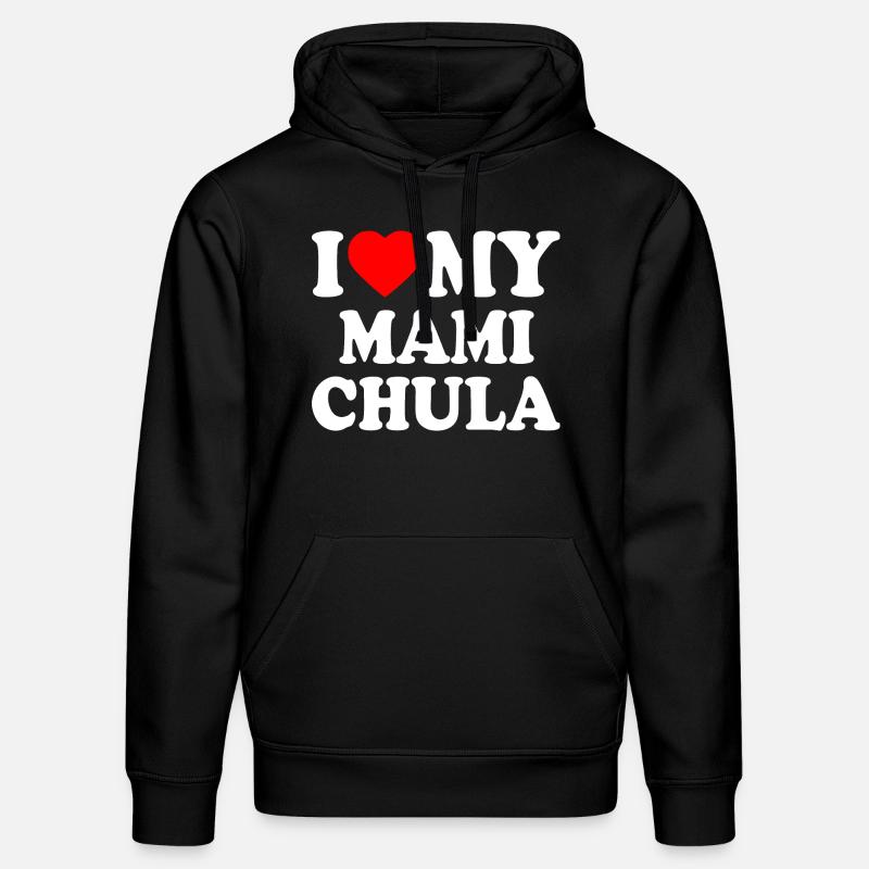 I love my mami chula - Sweat à capuche bio DRUMMER Stanley/Stella Unisexe - noir