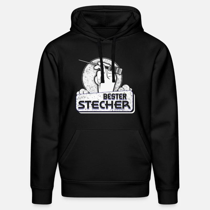 Bester Stecher Krankenpfleger - Stanley/Stella Unisex Bio-Hoodie DRUMMER  - Schwarz