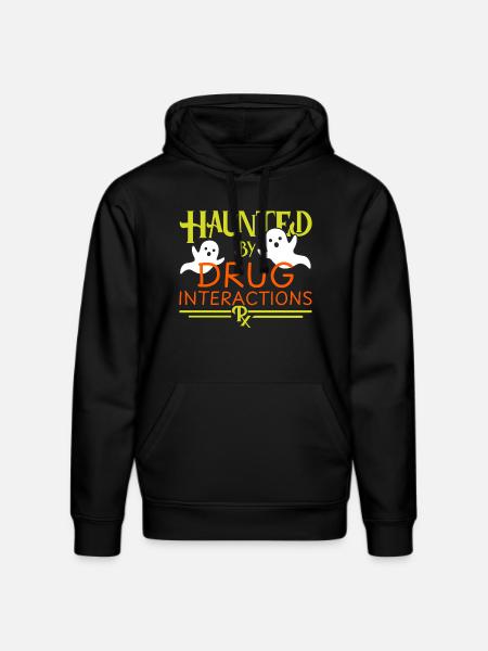 Pharmacy Halloween | Haunted - Stanley/Stella DRUMMER Unisex Organic Hoodie - black