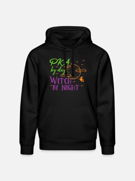PKA Halloween | Witch by night - Stanley/Stella DRUMMER Unisex Organic Hoodie - black