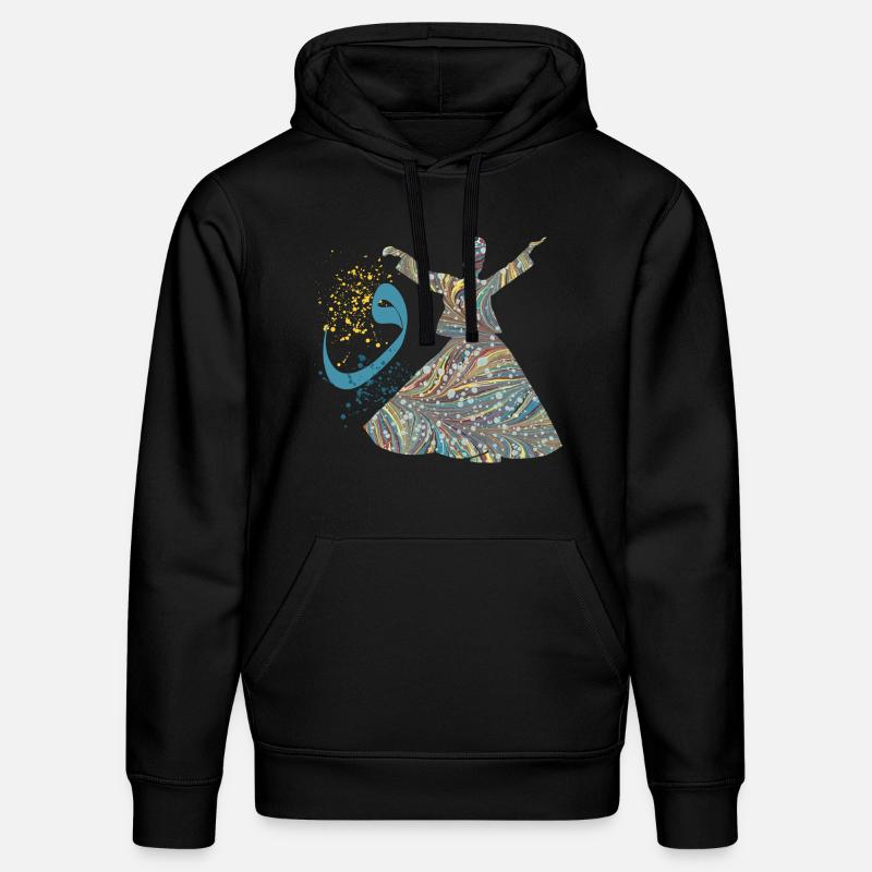 derwisch e 201 - Sweat à capuche bio DRUMMER Stanley/Stella Unisexe - noir