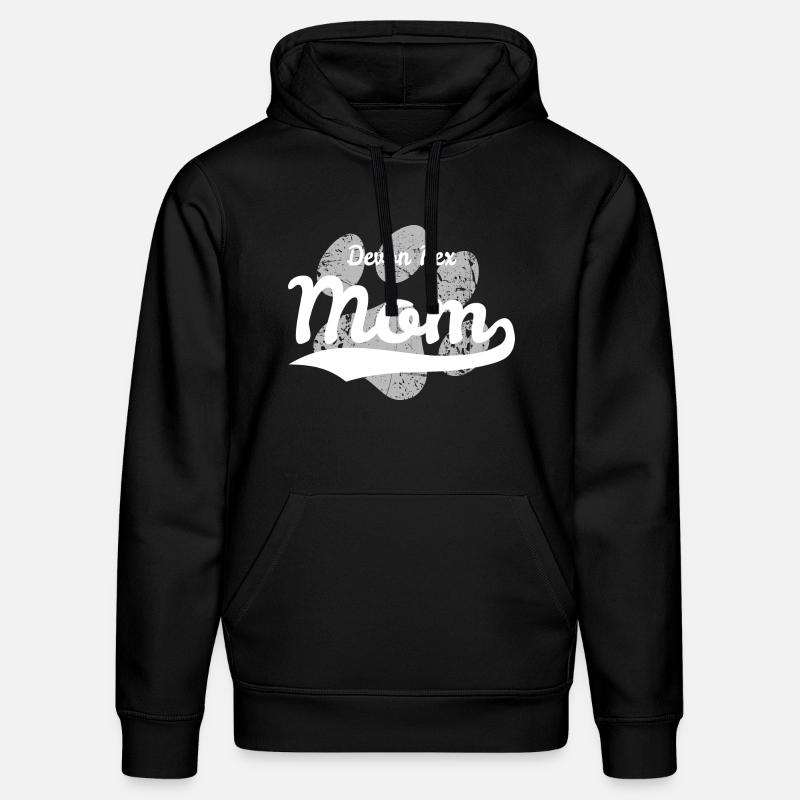 Devon Rex Mom - Stanley/Stella Unisex Bio-Hoodie DRUMMER  - Schwarz