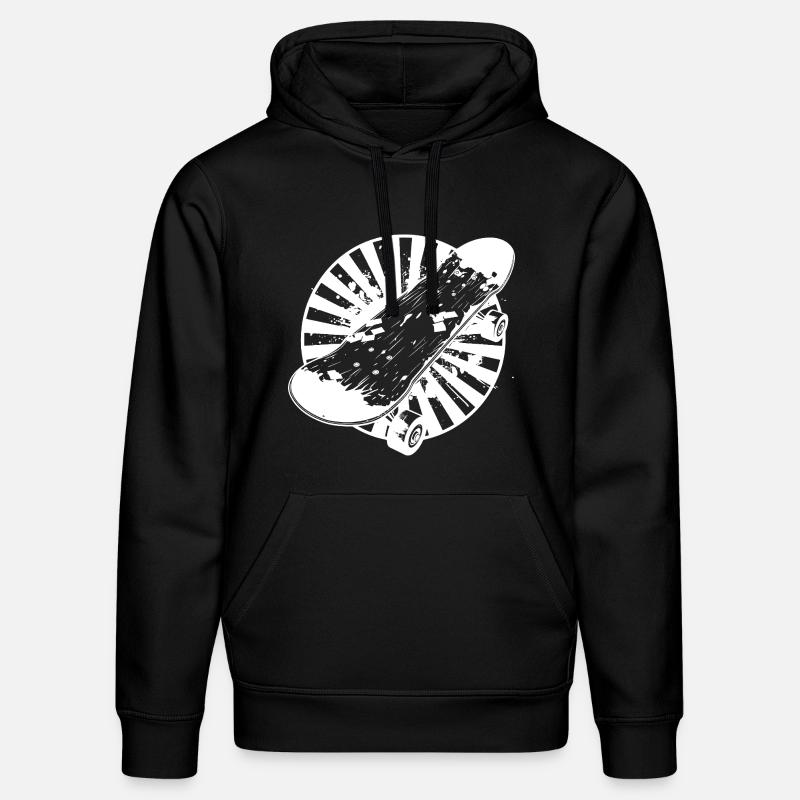 Graphiques de skateboard - Sweat à capuche bio DRUMMER Stanley/Stella Unisexe - noir