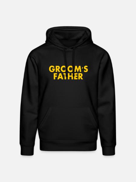 Grooms father - Stanley/Stella DRUMMER Unisex Organic Hoodie - black