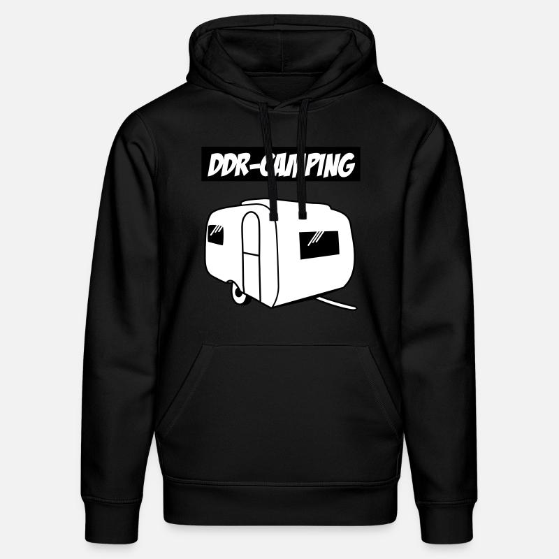 DDR Camping QEK junior - Sweat à capuche bio DRUMMER Stanley/Stella Unisexe - noir