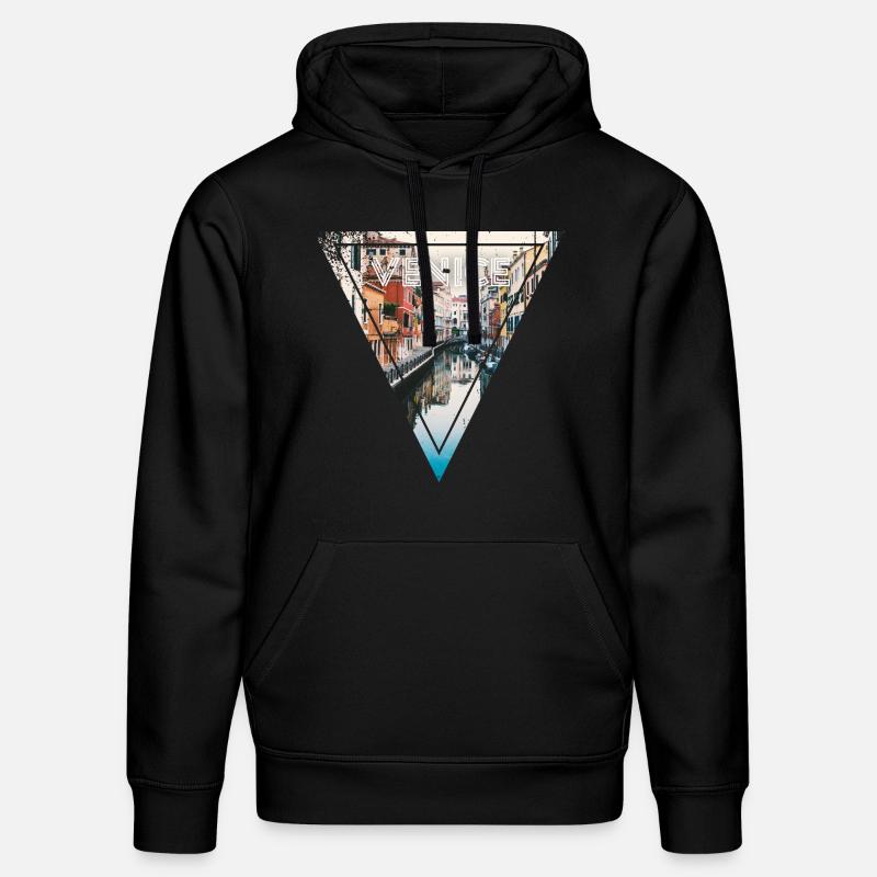 Venice - Sweat à capuche bio DRUMMER Stanley/Stella Unisexe - noir