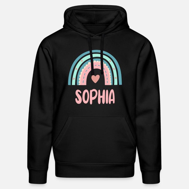 Sophia Nom Rainbow Baby - Sweat à capuche bio DRUMMER Stanley/Stella Unisexe - noir