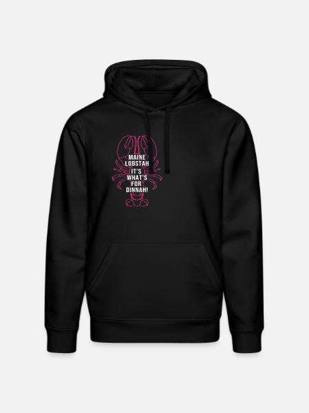 Hummer Fisk og skaldyr Maine Hummer Pigget hummer - Stanley/Stella DRUMMER økologisk unisex-hoodie - sort