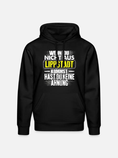 LIPPSTADT - Ahnung - Stanley/Stella Unisex Bio-Hoodie DRUMMER - Schwarz