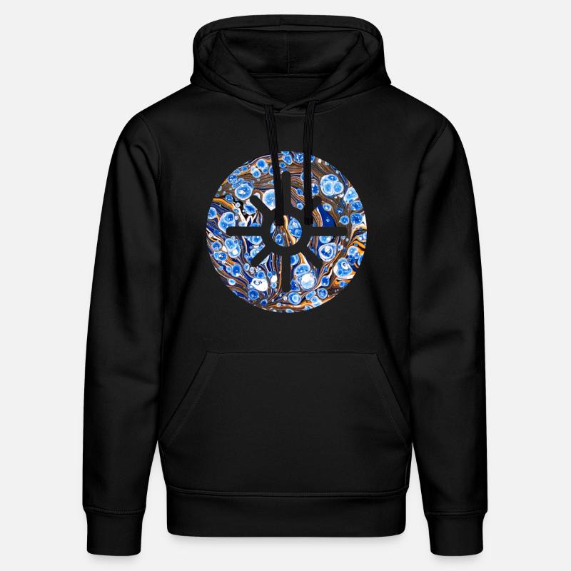 Hexenrune Schutz Glück E 262 - Sweat à capuche bio DRUMMER Stanley/Stella Unisexe - noir