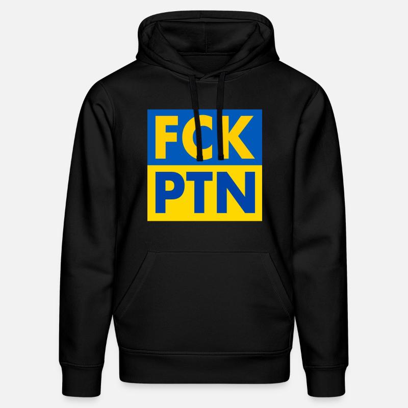 Fck ptn - Sweat à capuche bio DRUMMER Stanley/Stella Unisexe - noir