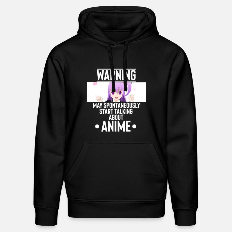 Anime - Sweat à capuche bio DRUMMER Stanley/Stella Unisexe - noir