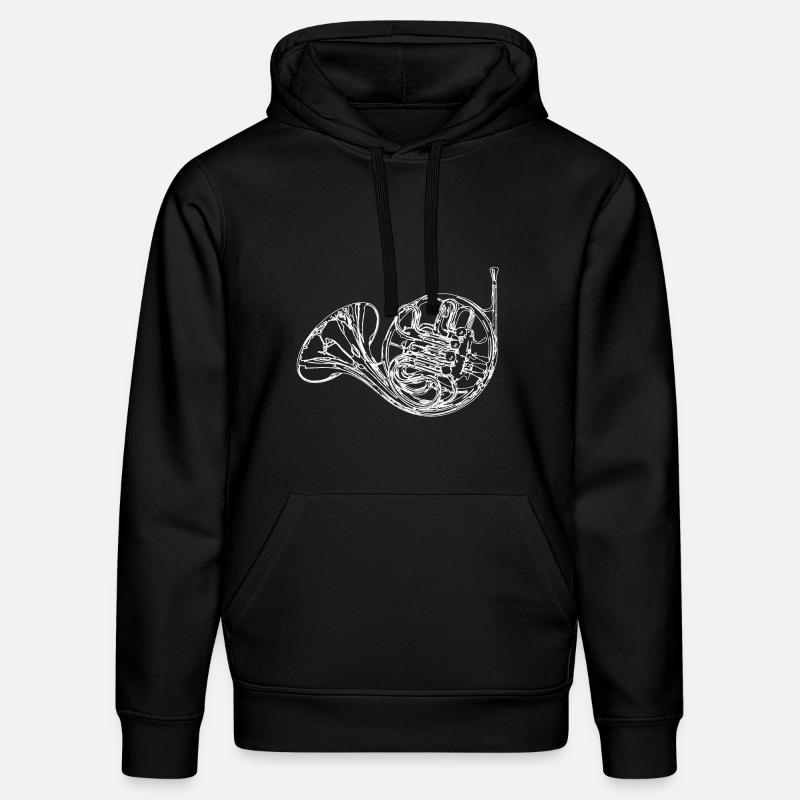 Cor français - Sweat à capuche bio DRUMMER Stanley/Stella Unisexe - noir
