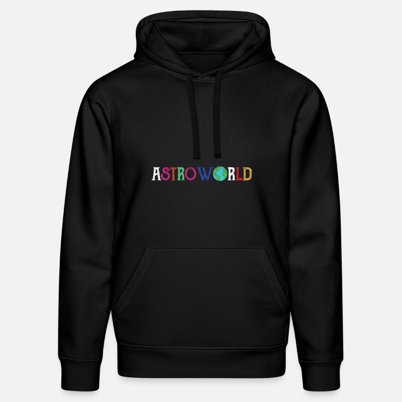 Astroworld sauve l’environnement terrestre - Sweat à capuche bio DRUMMER Stanley/Stella Unisexe - noir