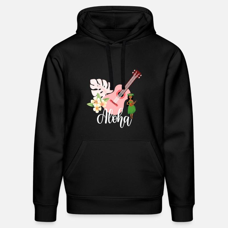 Aloha - Sweat à capuche bio DRUMMER Stanley/Stella Unisexe - noir