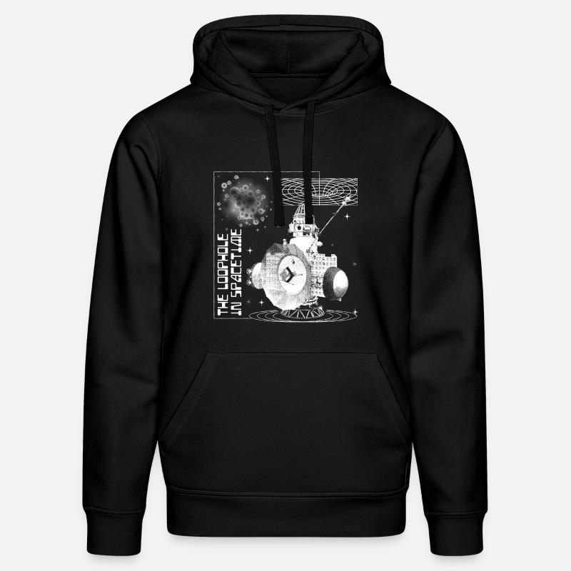 Trou dans le continuum espace-temps - Sweat à capuche bio DRUMMER Stanley/Stella Unisexe - noir