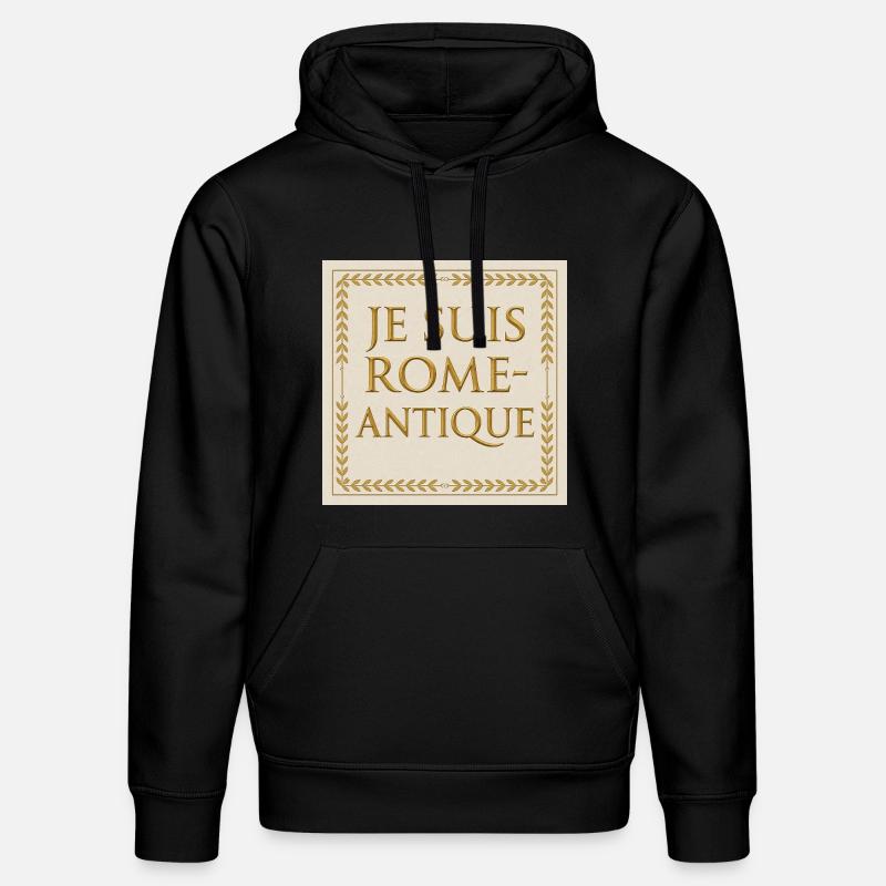 Ich bin das alte Rom - Stanley/Stella Unisex Bio-Hoodie DRUMMER  - Schwarz