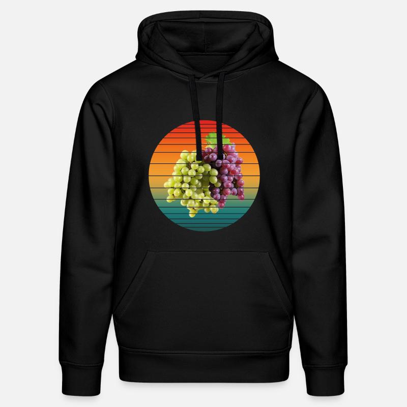Traubenfrüchte - Stanley/Stella Unisex Bio-Hoodie DRUMMER - Schwarz