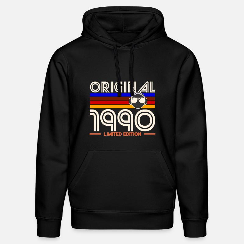 Original 1990 Edition Limitee - Sweat à capuche bio DRUMMER Stanley/Stella Unisexe - noir