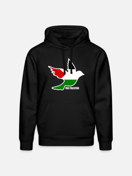 Free palestine - Stanley/Stella DRUMMER Unisex Organic Hoodie - black
