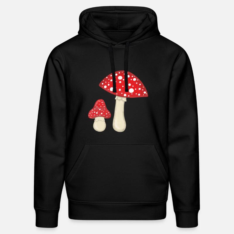 Champignons à mouches - Sweat à capuche bio DRUMMER Stanley/Stella Unisexe - noir