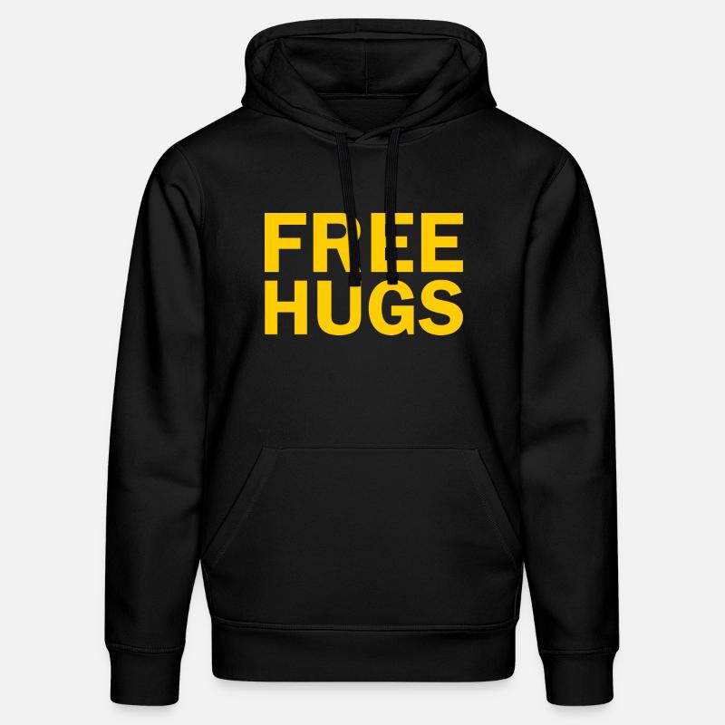 Free hugs - Sweat à capuche bio DRUMMER Stanley/Stella Unisexe - noir