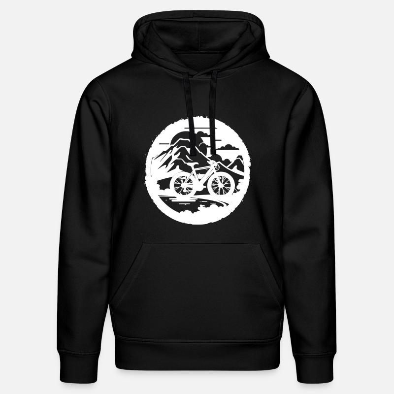 Graphiques de VTT - Sweat à capuche bio DRUMMER Stanley/Stella Unisexe - noir