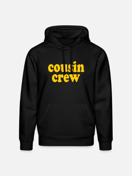Cousin crew - Stanley/Stella DRUMMER Unisex Organic Hoodie - black