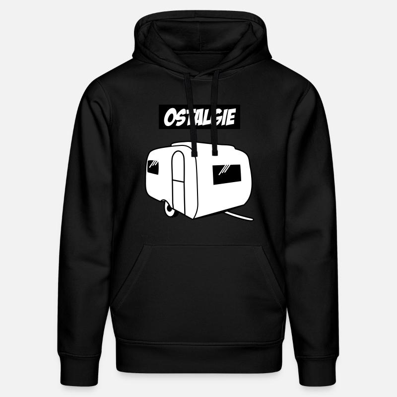 Ostalgie QEK junior - Sweat à capuche bio DRUMMER Stanley/Stella Unisexe - noir