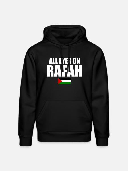 all eyes on rafah - Stanley/Stella DRUMMER Unisex Organic Hoodie - black