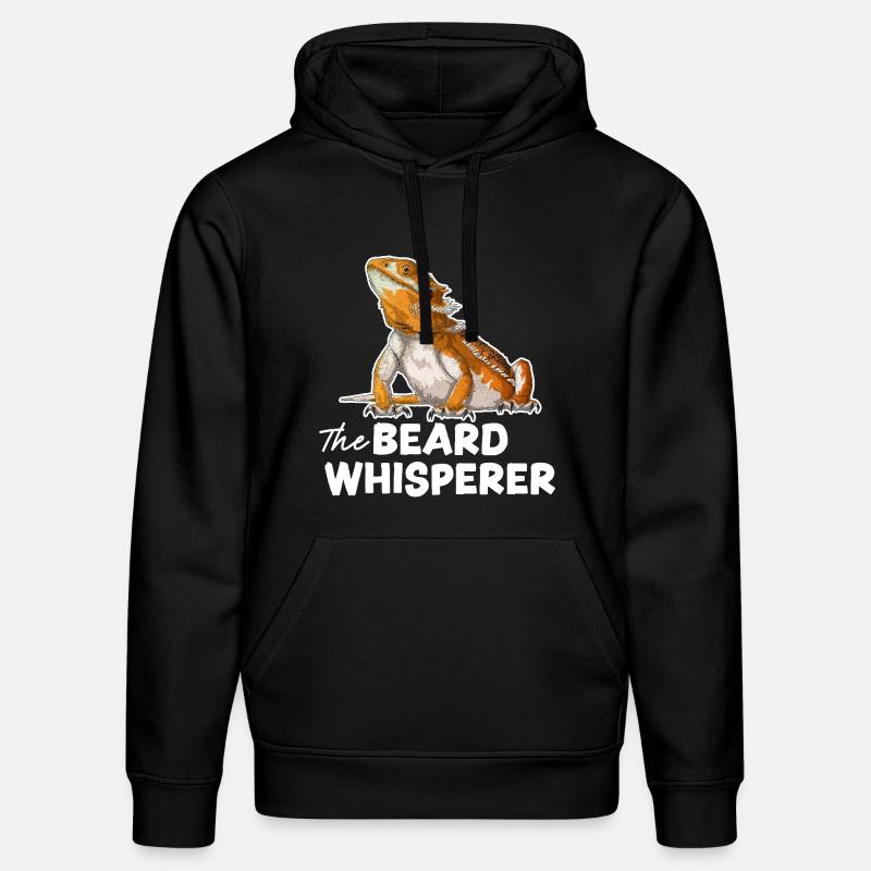 Der Bartflüsterer - Stanley/Stella Unisex Bio-Hoodie DRUMMER  - Schwarz