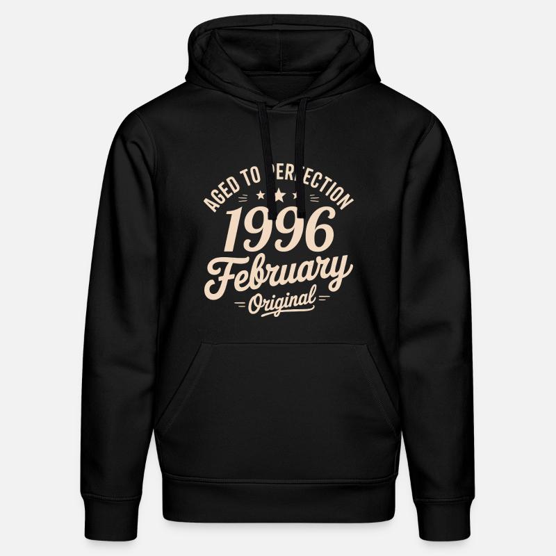 Février 1996 - February 1996 - Sweat à capuche bio DRUMMER Stanley/Stella Unisexe - noir