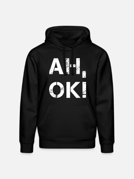 AH OK - Stanley/Stella Unisex Bio-Hoodie DRUMMER  - Schwarz