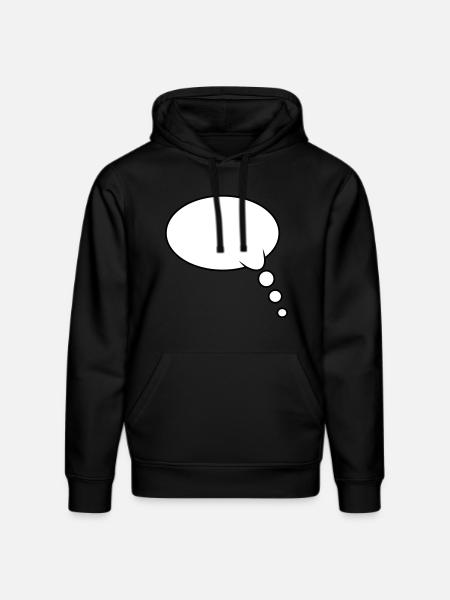Pensée : Bubble Design - Sweat à capuche bio DRUMMER Stanley/Stella Unisexe - noir