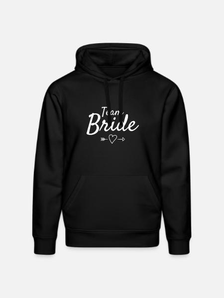 Team bride - Stanley/Stella DRUMMER Unisex Organic Hoodie - black