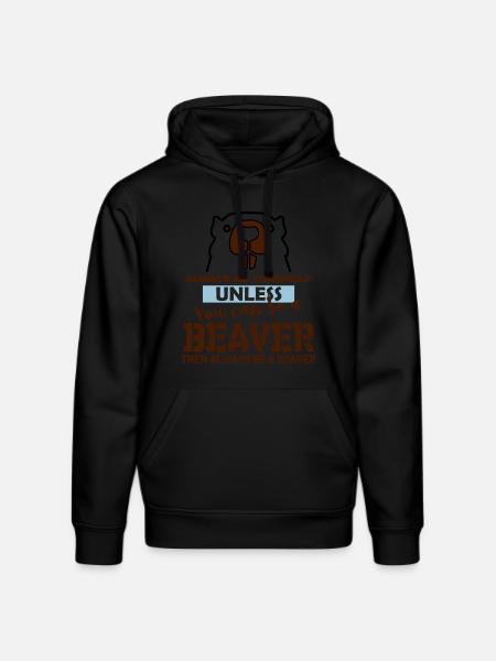 Biber Geschenk - Stanley/Stella Unisex Bio-Hoodie DRUMMER - Schwarz