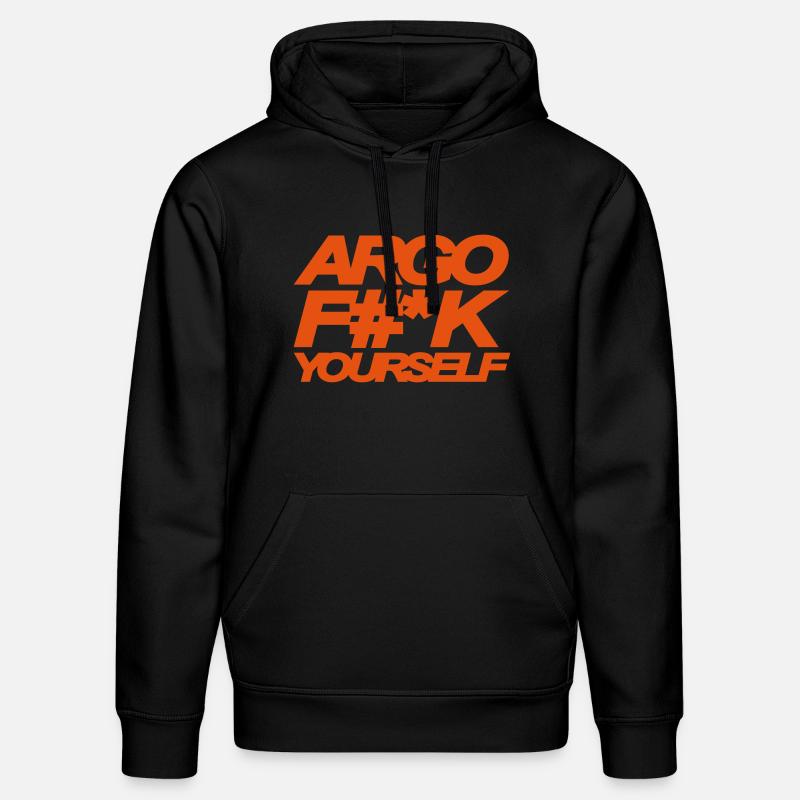 ARGO BAISE YOURSELF - Sweat à capuche bio DRUMMER Stanley/Stella Unisexe - noir