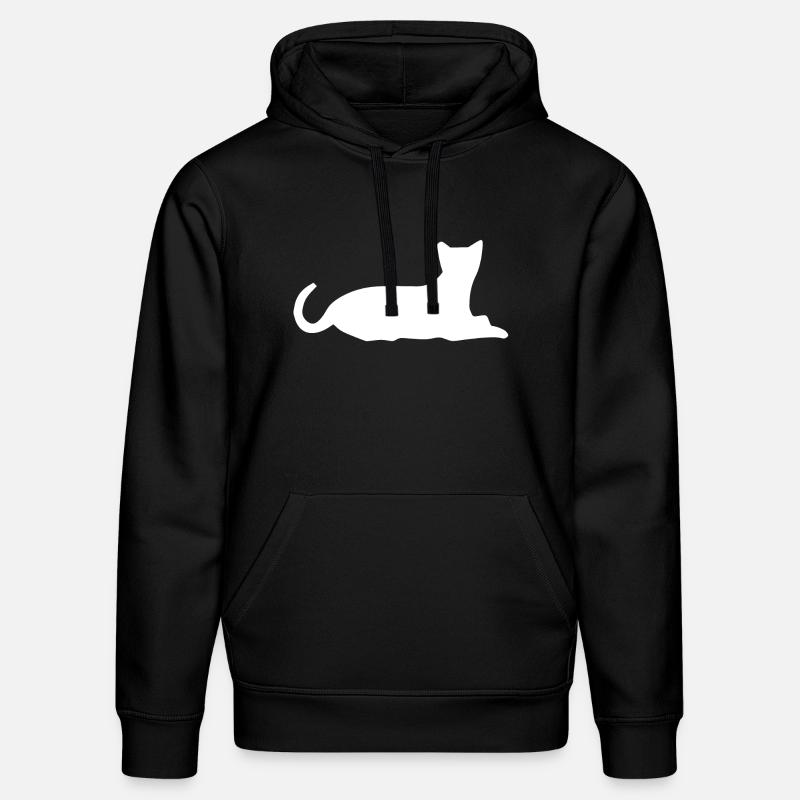chat chat chat chat chat - Sweat à capuche bio DRUMMER Stanley/Stella Unisexe - noir