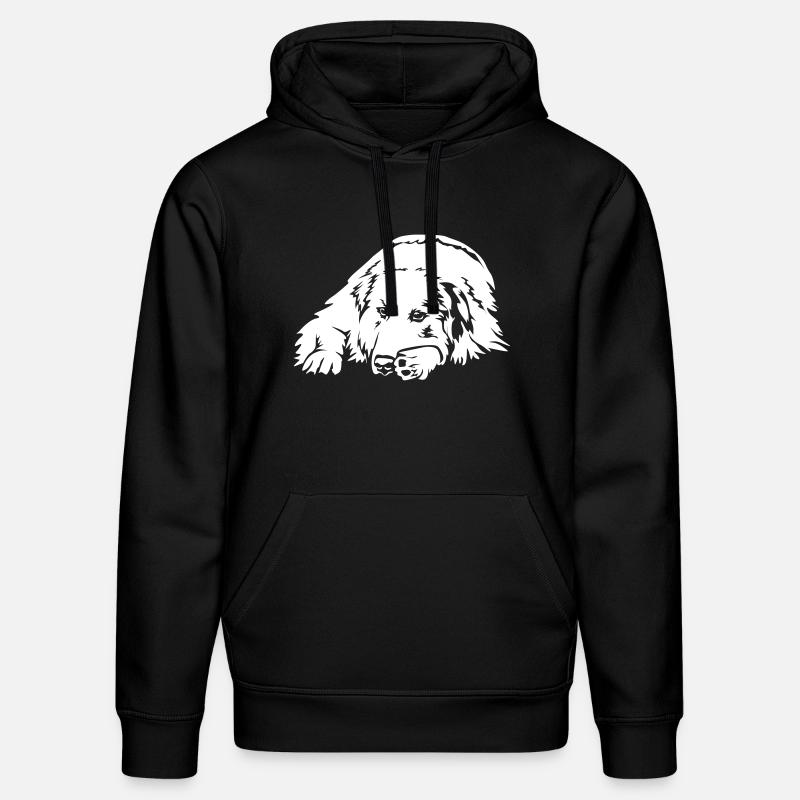 Pyreneenberghund « Black Edition » - Sweat à capuche bio DRUMMER Stanley/Stella Unisexe - noir