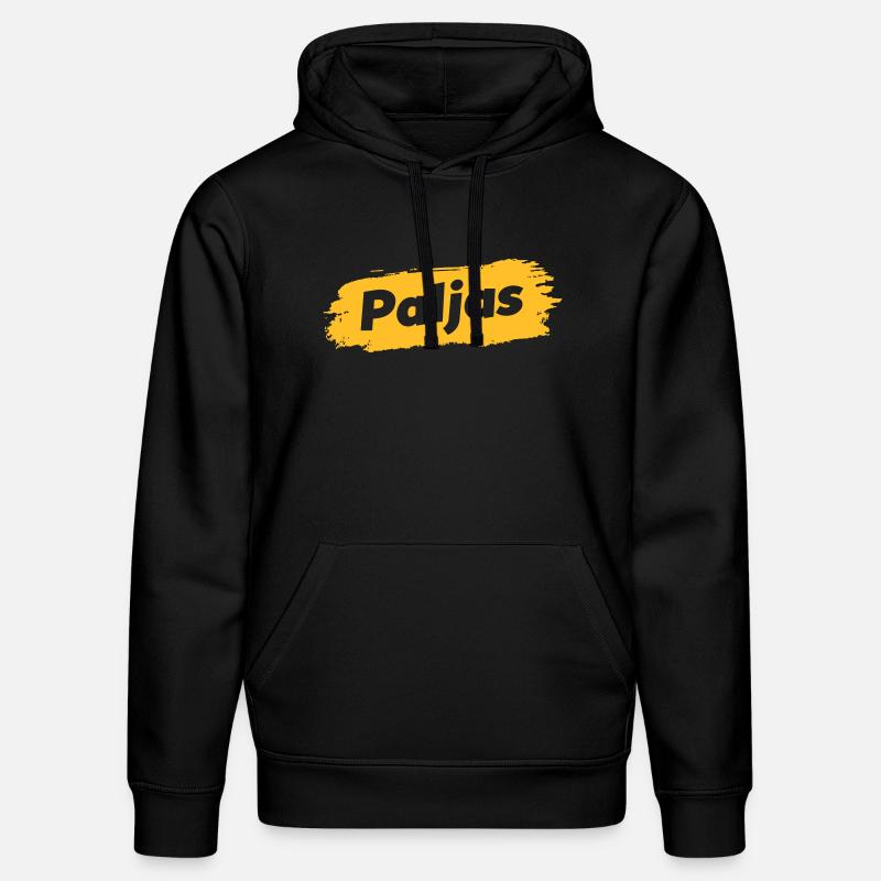 Paljas - Dialecte anversois - Sweat à capuche bio DRUMMER Stanley/Stella Unisexe - noir