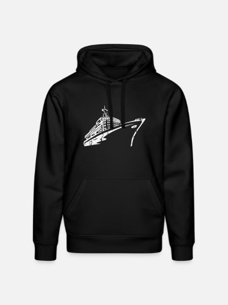 Cruise Ship Cruise Ship Luxury - Stanley/Stella DRUMMER Unisex Organic Hoodie - black