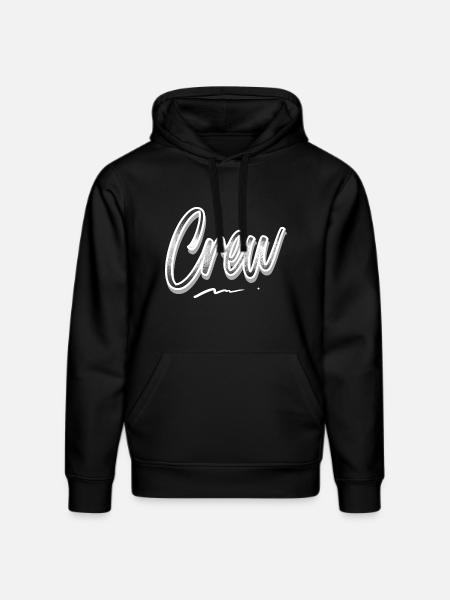Crew - Stanley/Stella DRUMMER Unisex Organic Hoodie - black