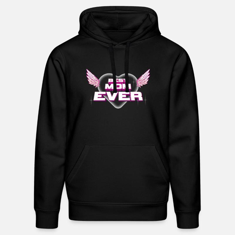 Beste Mutter aller Zeiten - Stanley/Stella Unisex Bio-Hoodie DRUMMER  - Schwarz