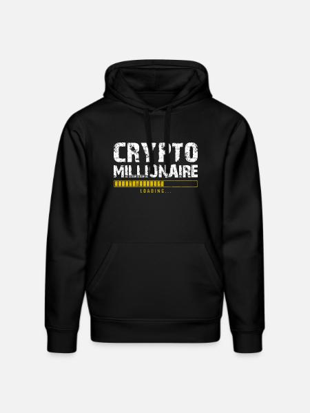 Crypto millionaire - Sweat à capuche bio DRUMMER Stanley/Stella Unisexe - noir