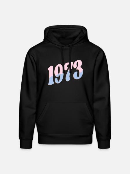 1973 Birthday Gifts Retro - Stanley/Stella DRUMMER Unisex Organic Hoodie - black